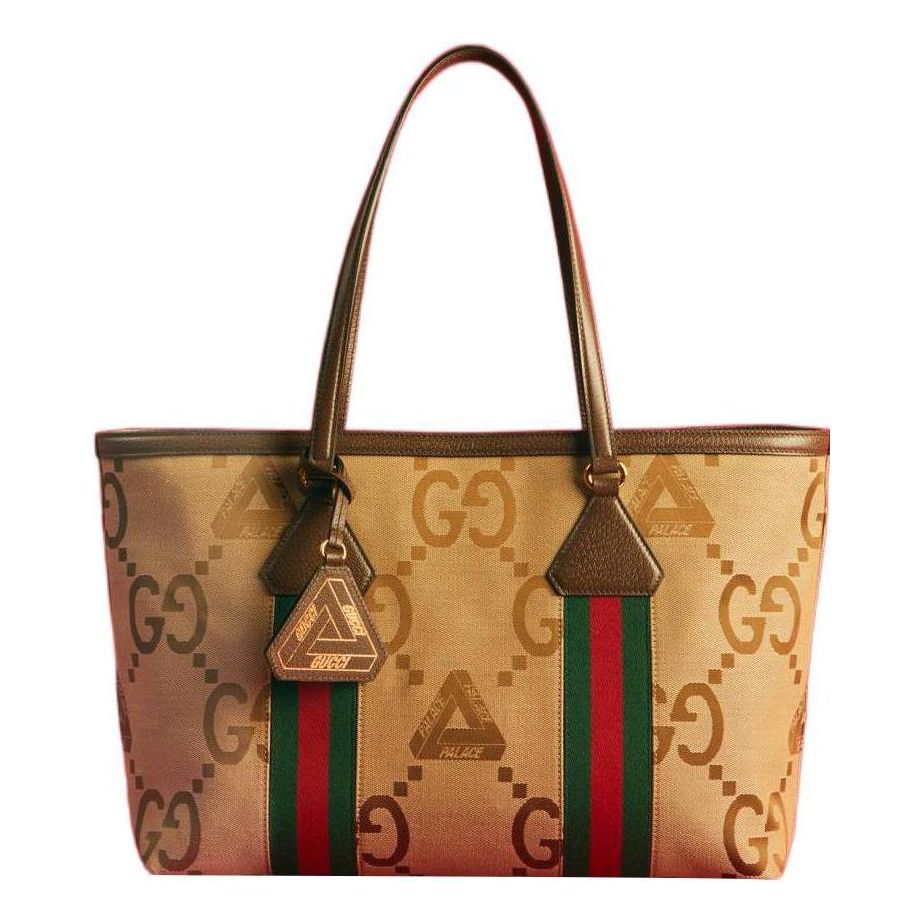 (WMNS) Gucci GG Jumbo Canvas Tote Bag x Palace 723736-FAA07-8345