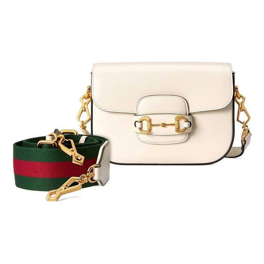 (WMNS) Gucci Horsebit 1955 Retro Shoulder Messenger Bag 'Cream White' 658574-18YSG-9068