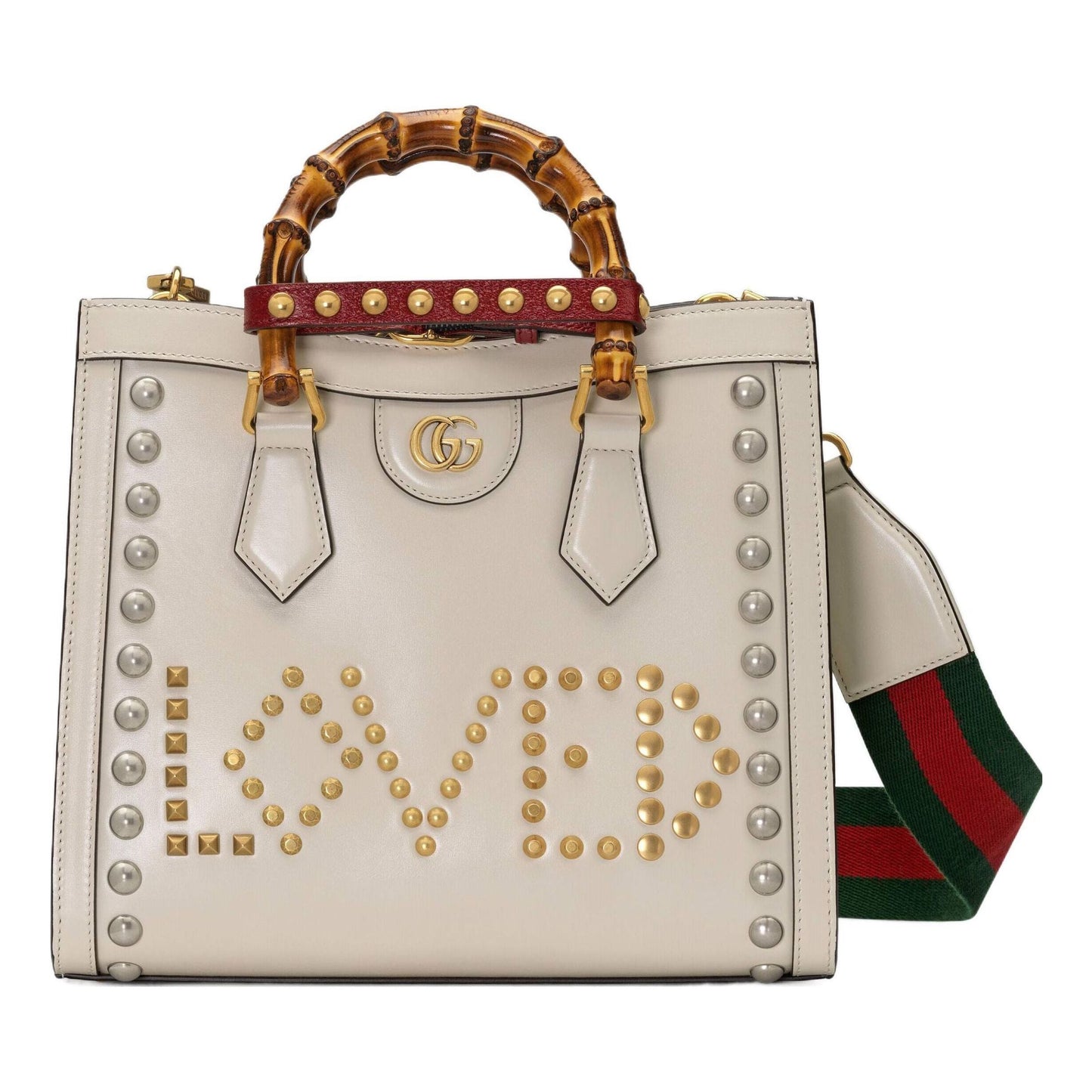 (WMNS) Gucci Lovelight Diana Small Tote Bag 'White' 702721-AAA30-9046