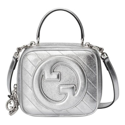 (WMNS) Gucci Blondie Top Handle Bag 'Silver' 744434-AACBO-8106