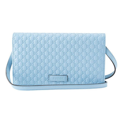 (WMNS) Gucci Leather Single Shoulder Bag Blue 466507-BMJ1G-4503