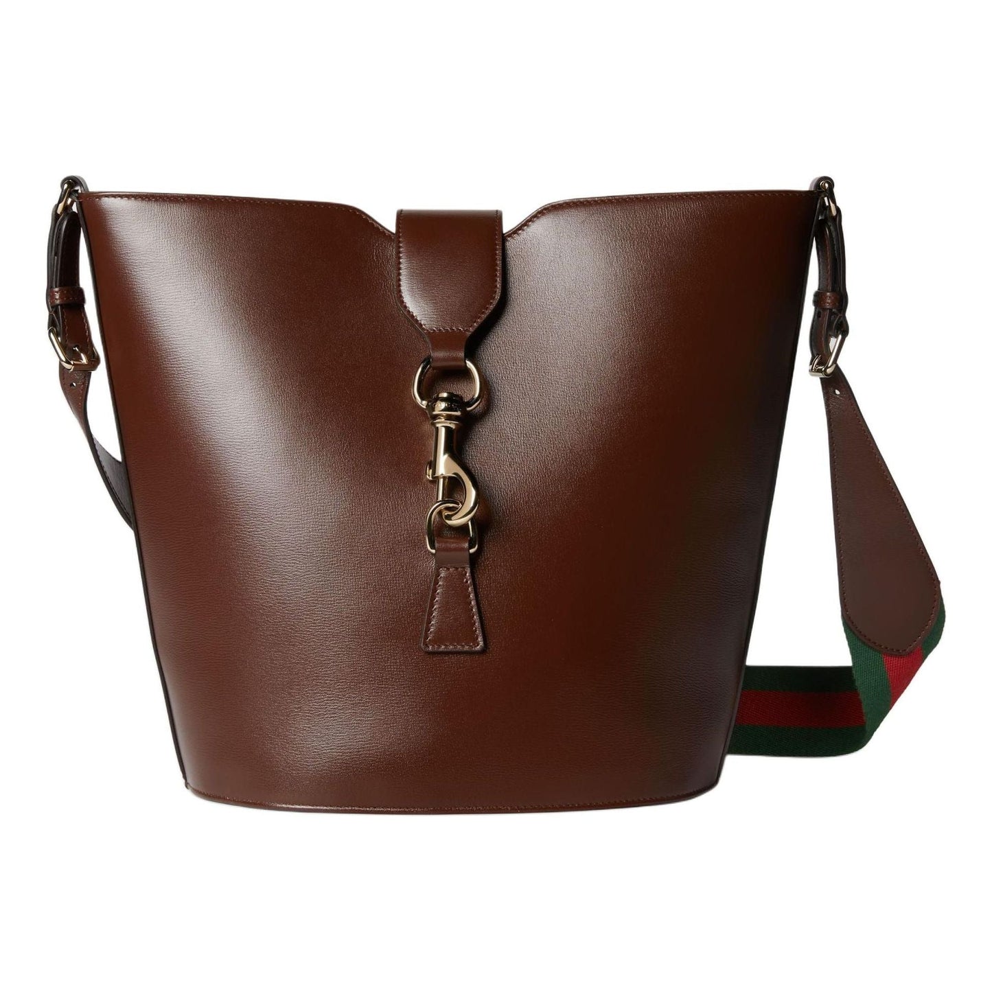 (WMNS) Gucci Medium Bucket Shoulder Bag 'Brown Leather' 782904-AADDY-2246