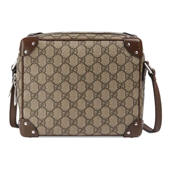 Gucci Leather Detail Shoulder Bag 'Beige Ebony' 626363-92TDN-8358