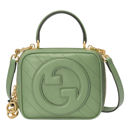 (WMNS) Gucci Blondie Top Handle Bag 'Green Soil Grass' 744434-1IV0G-3509