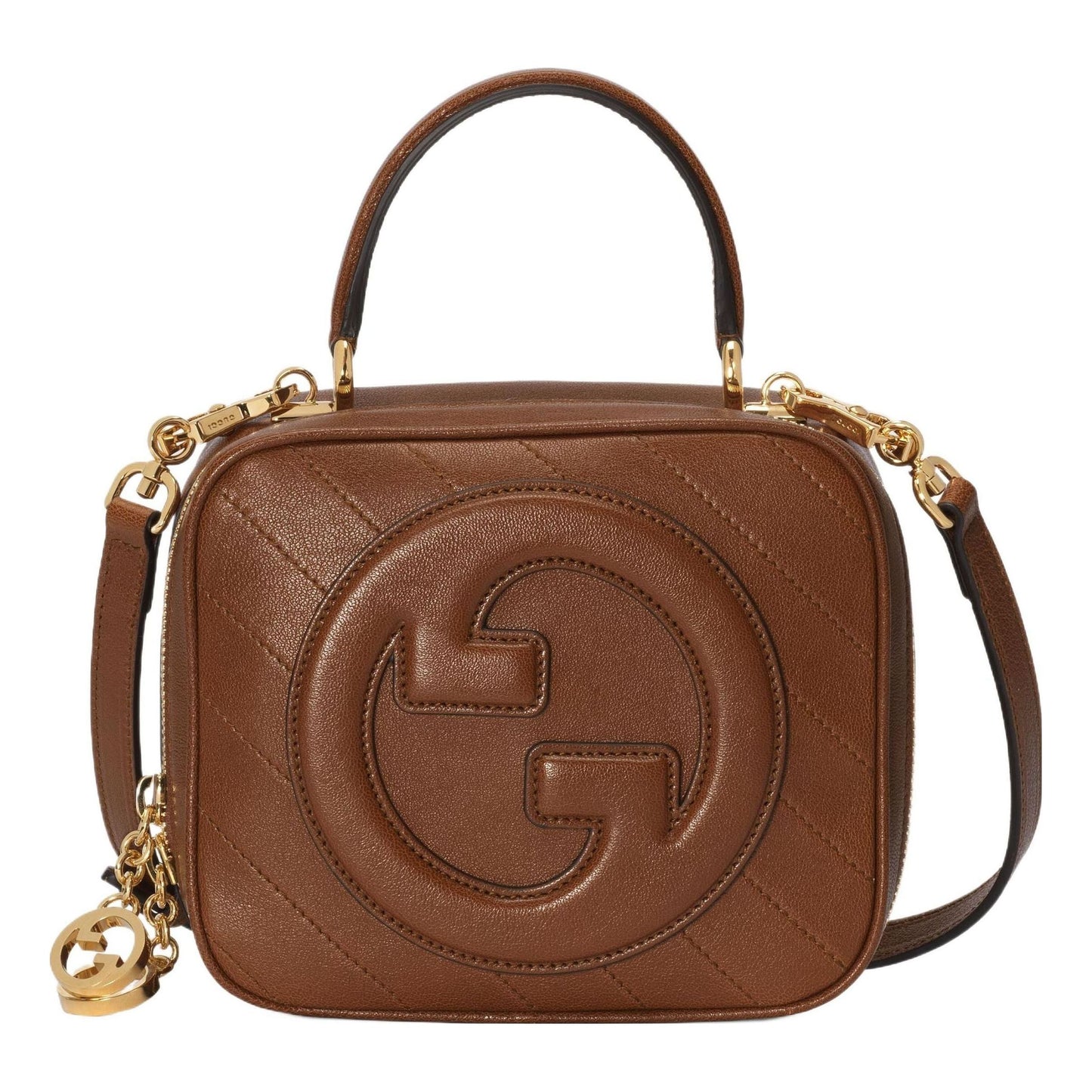 (WMNS) Gucci Blondie Top Handle Bag 'Brown' 744434-1IV0G-2535