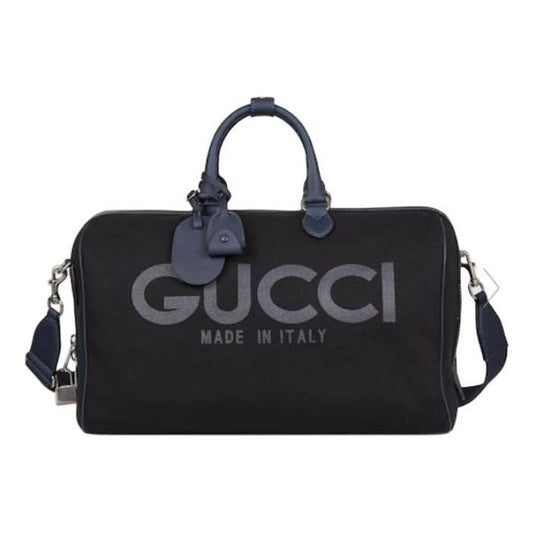 Gucci Large Gucci Print Travel Bag 'Black' 771178-FACSY-8643