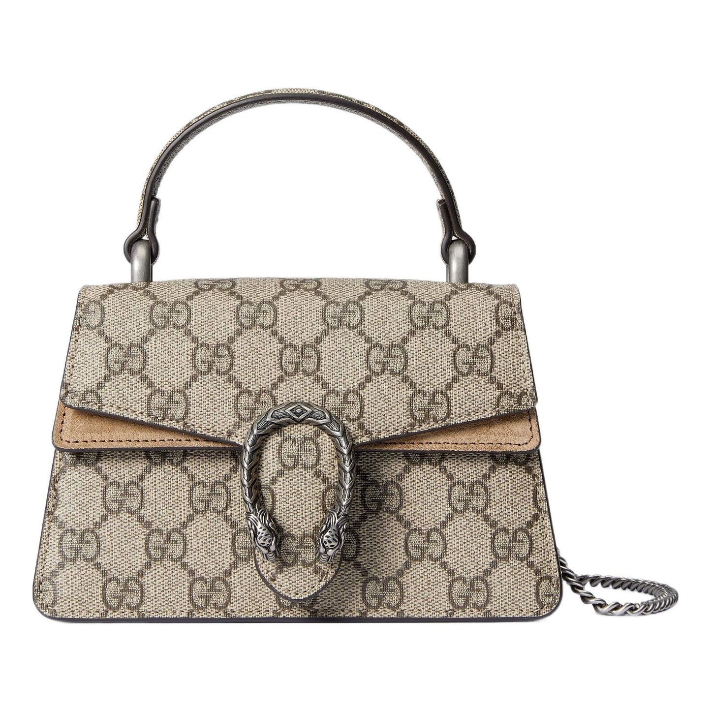 (WMNS) Gucci Dionysus Mini Top Handle Bag 'Beige Ebony' 752029-KHNRN-8642