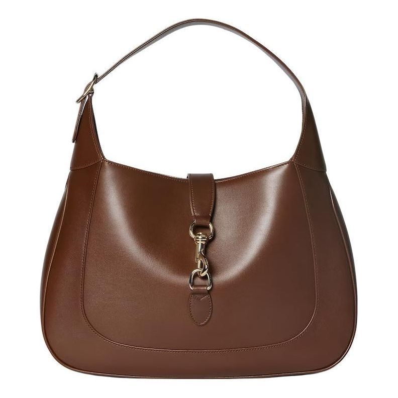 (WMNS) Gucci Jackie Medium Shoulder Bag 'Brown' 782879-AADDX-2246