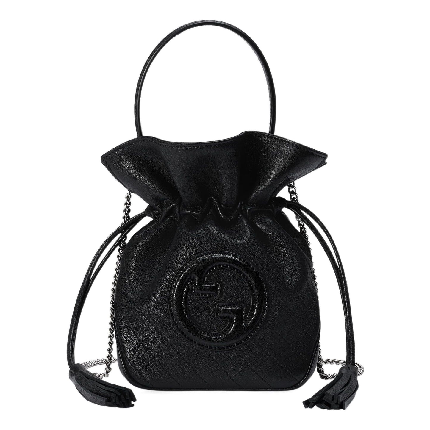 (WMNS) Gucci Blondie Mini Bucket Bag 'Black' 760313-AACP7-1000