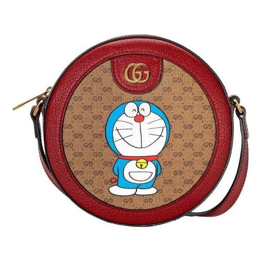 (WMNS) Gucci x Doraemon Shoulder Bag 'Beige Brown' 625216-2T8AG-8580