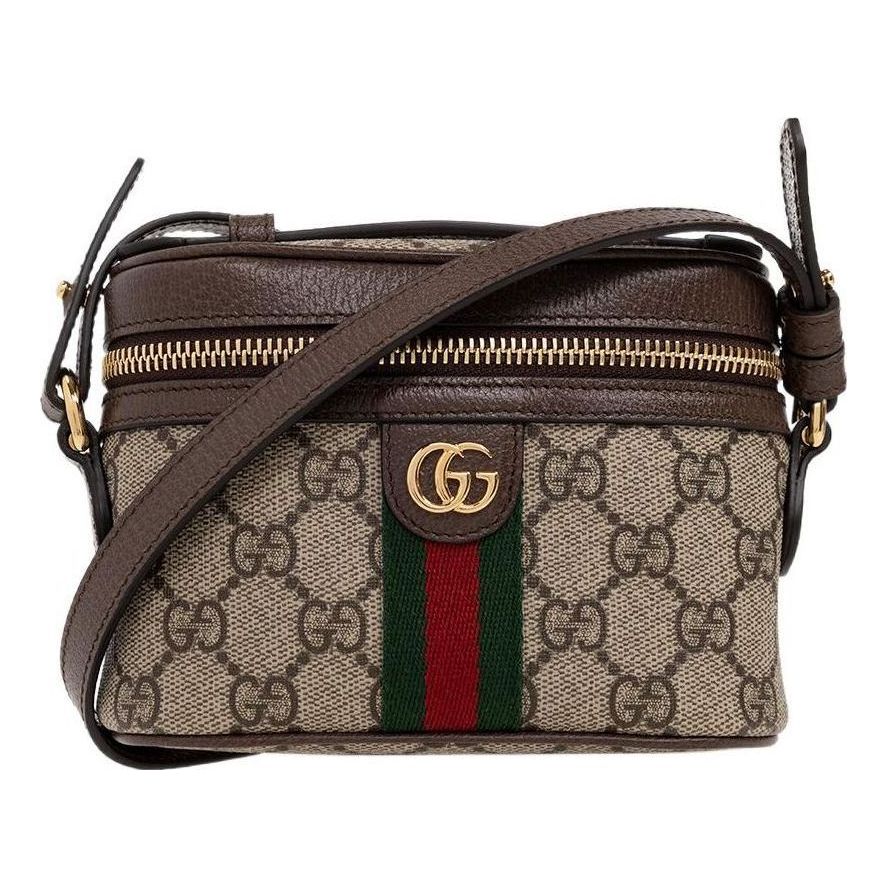 (WMNS) Gucci Ophidia GG Top Handle Mini Bag 'Beige Brown' 699532-96IWG-8745