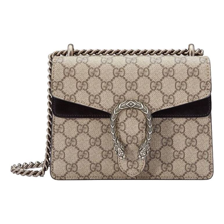 (WMNS) Gucci Dionysus GG Supreme Mini Bag 'Beige Ebony' 421970-KHNRN-9769