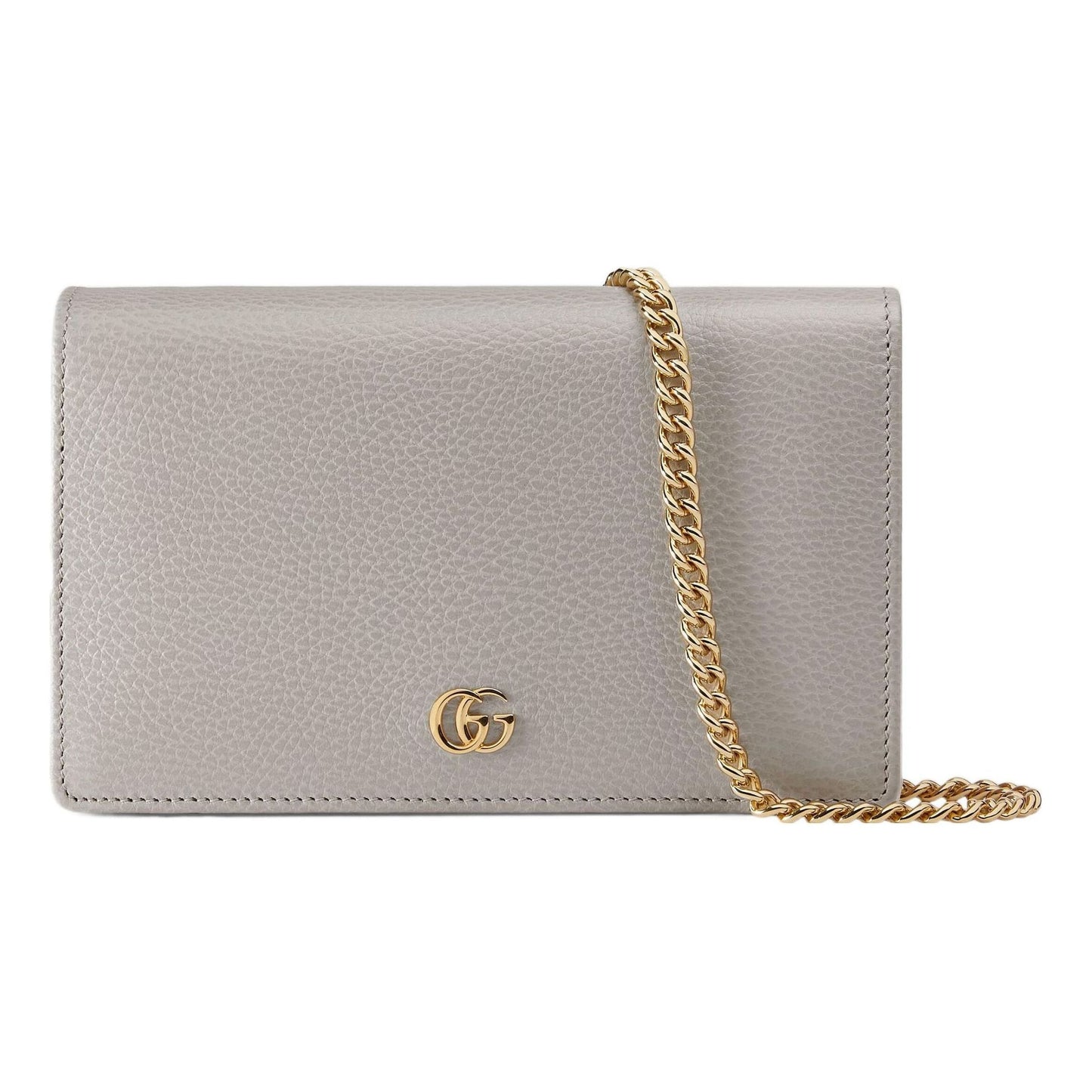 (WMNS) Gucci GG Marmont Mini Chain Bag 'Light Grey' 497985-CAO2G-1443