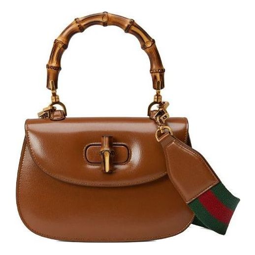 (WMNS) Gucci Bamboo 1947 Small Top Handle Bag 'Brown' 675797-10ODT-2579