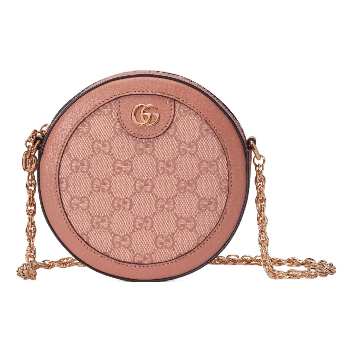 (WMNS) Gucci Ophidia GG Mini Round Shoulder Bag 'Pink' 550618-FACC5-5748