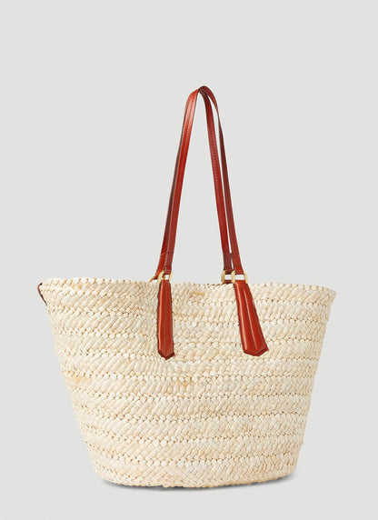 Max Mara Women Straw Tote Bag