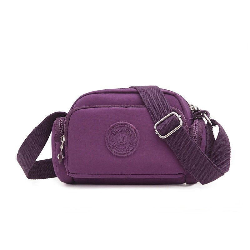 Nylon Simple Solid Color Casual Hand Bag For Women