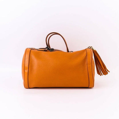 Gucci Soho Bag Orange with Tassel, Includes Dustbag, Size 32x18x9cm.