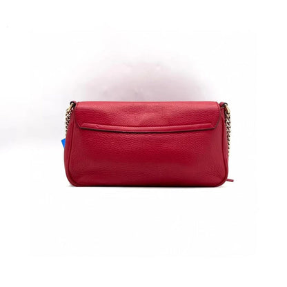 Gucci Soho Red Leather Chain Bag Crossbody