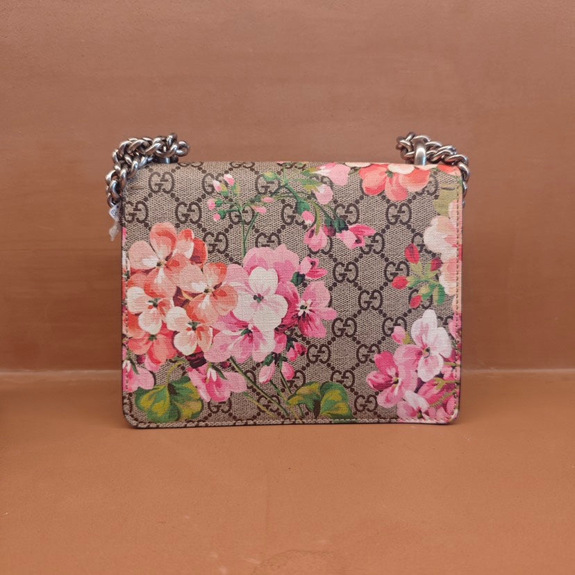 Gucci Dionysus Blooms Print GG Coated Canvas Bag