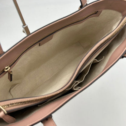 Gucci Beige PVC Shoulder Bag Medium