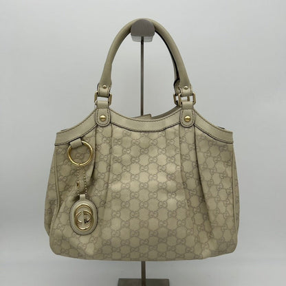 Gucci Beige Leather Shoulder Bag Medium