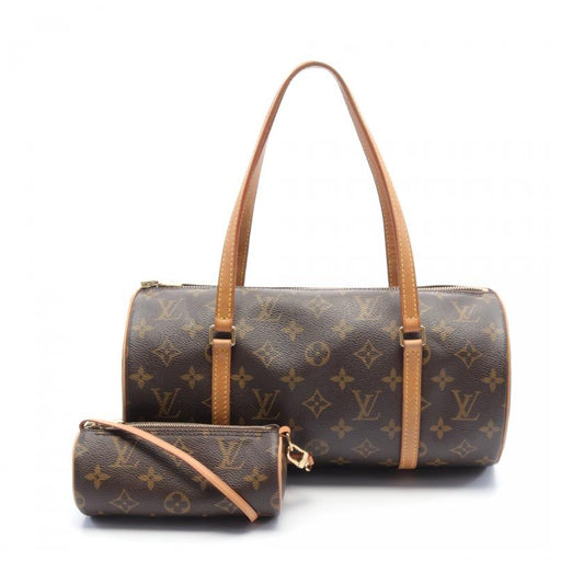 Louis Vuitton Papillon 30 Brown Monogram PVC Leather Handbag