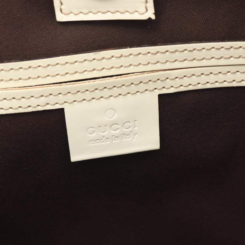 Gucci GG Supreme Beige White PVC Leather Star Shoulder Tote Bag