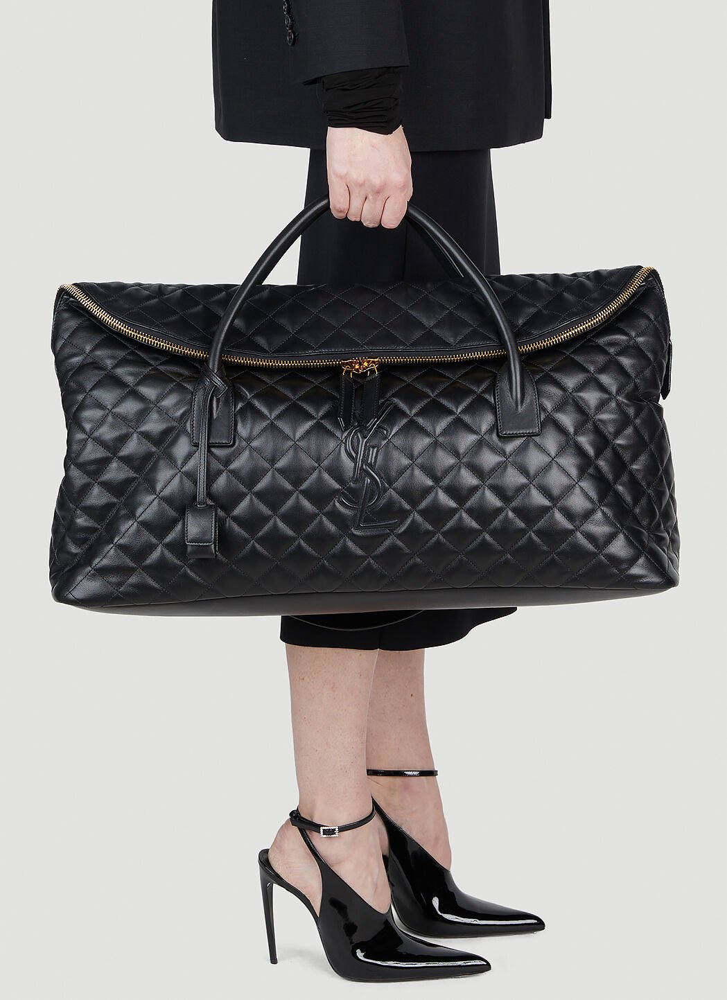 Saint Laurent Women Quilted Duffle Bag