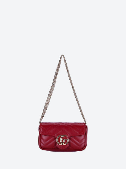 Gucci Women Super Mini Gg Marmont Bag