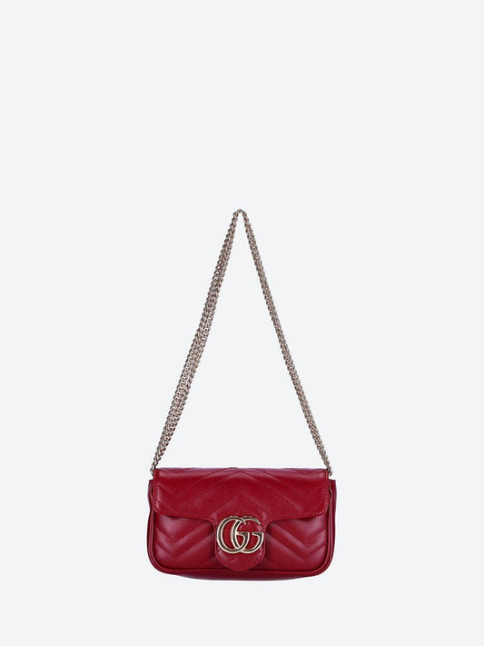 Gucci Women Super Mini Gg Marmont Bag