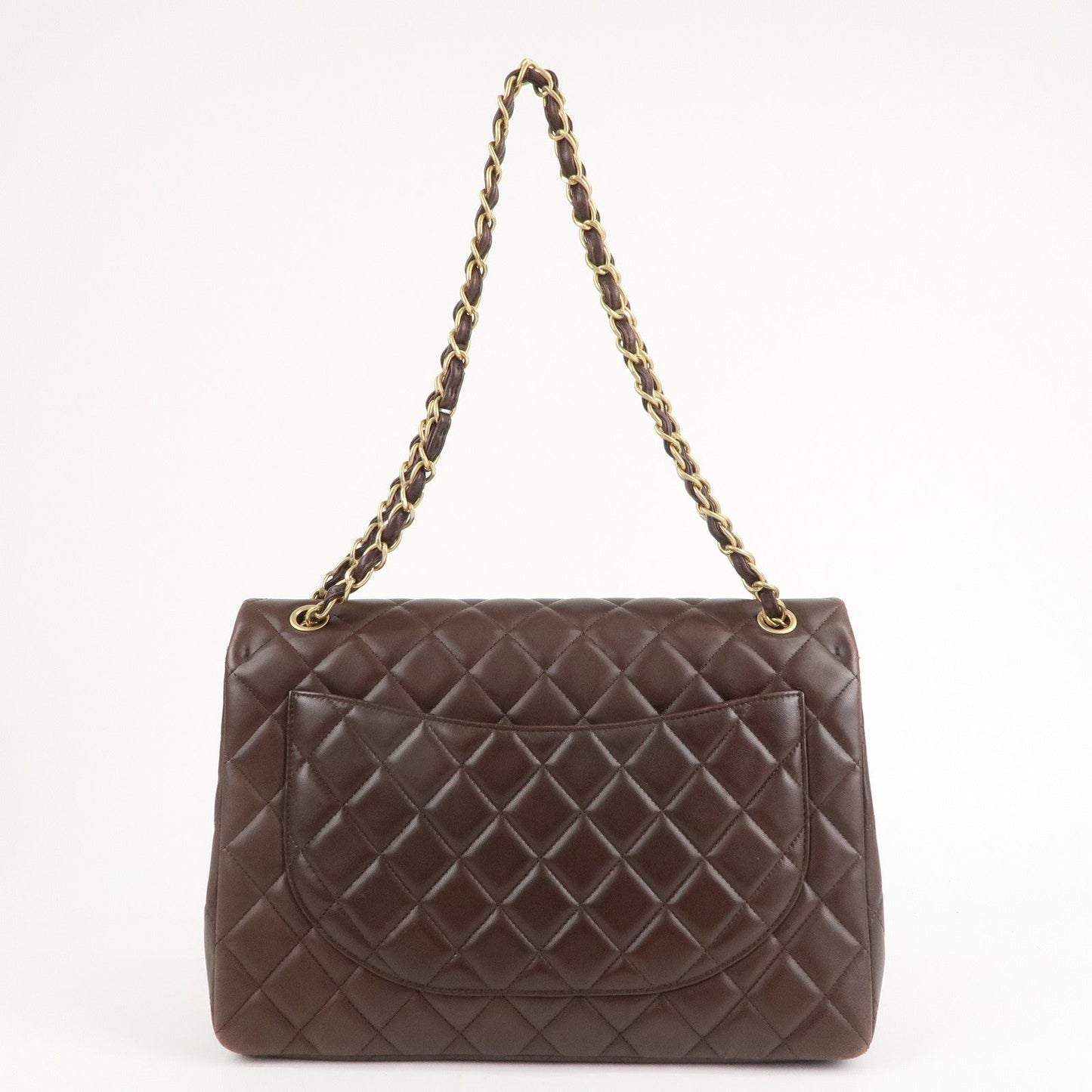 CHANEL Matelasse Lamb Skin Decamatelasse 34 Shoulder Bag