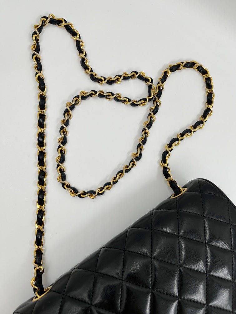 Chanel Vintage Single Flap with 24k gold plated hardware