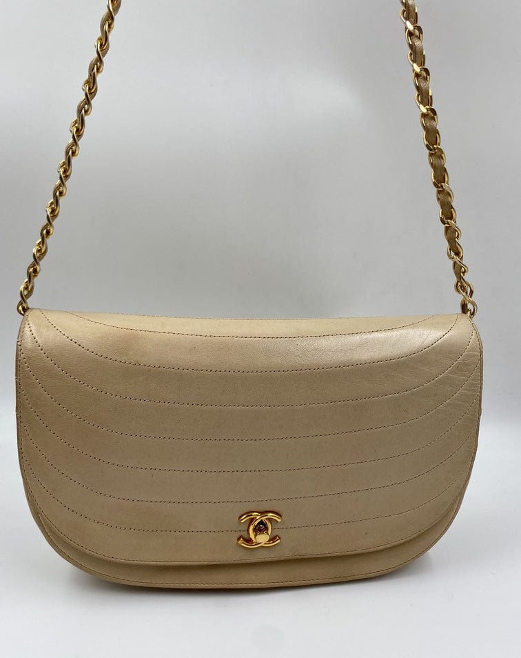 Chanel Vintage Half Moon Flap bag