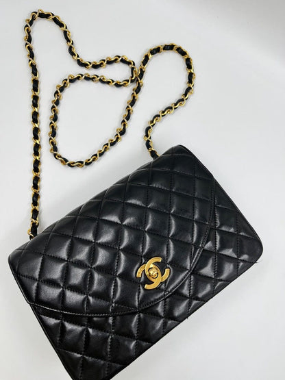 Chanel Vintage Single Flap with 24k gold plated hardware