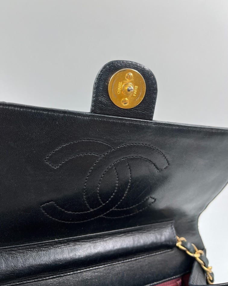 Vintage Black Chanel Flap Bag