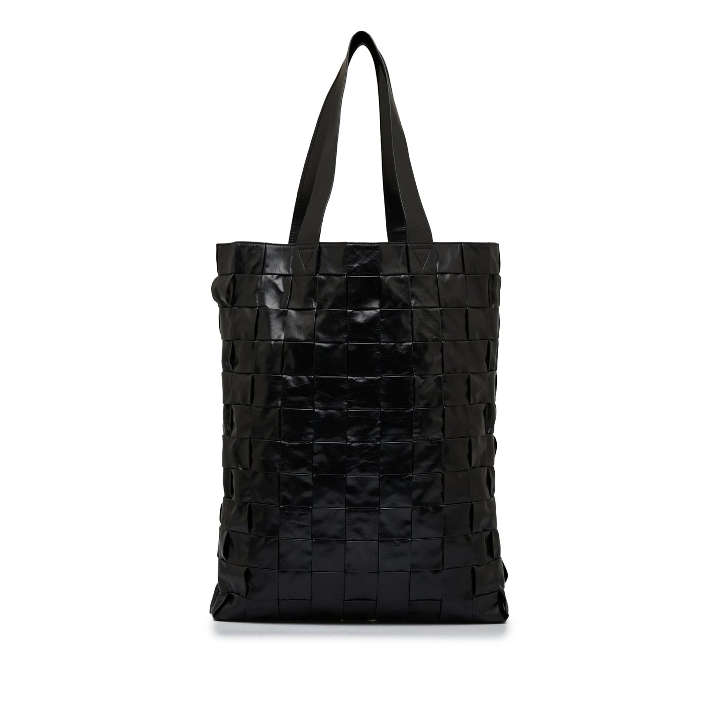 Black Bottega Veneta Maxi Intrecciato Cassette Tote