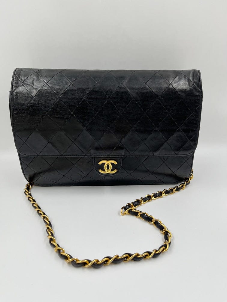 Vintage Black Chanel Flap Bag