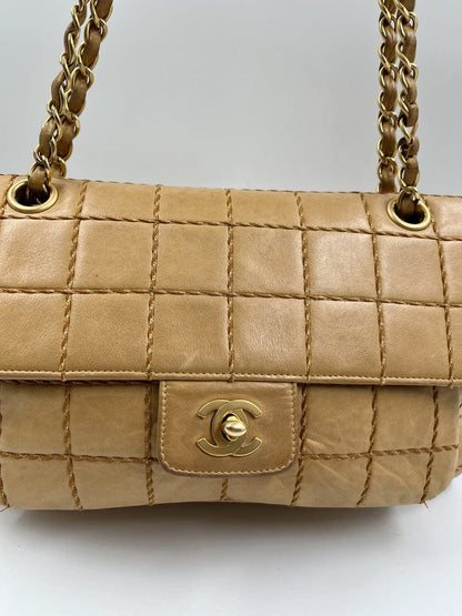 Vintage Chanel Chocolate Flap Bag