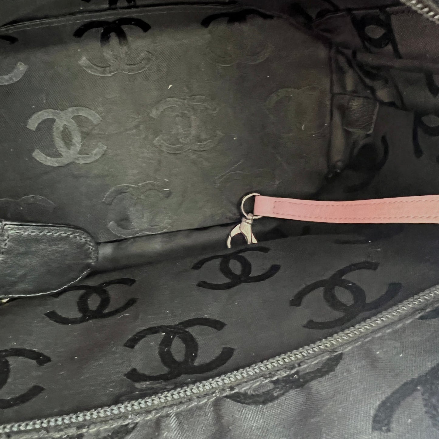 Chanel Lambskin Combon Tote Medium TWS pop