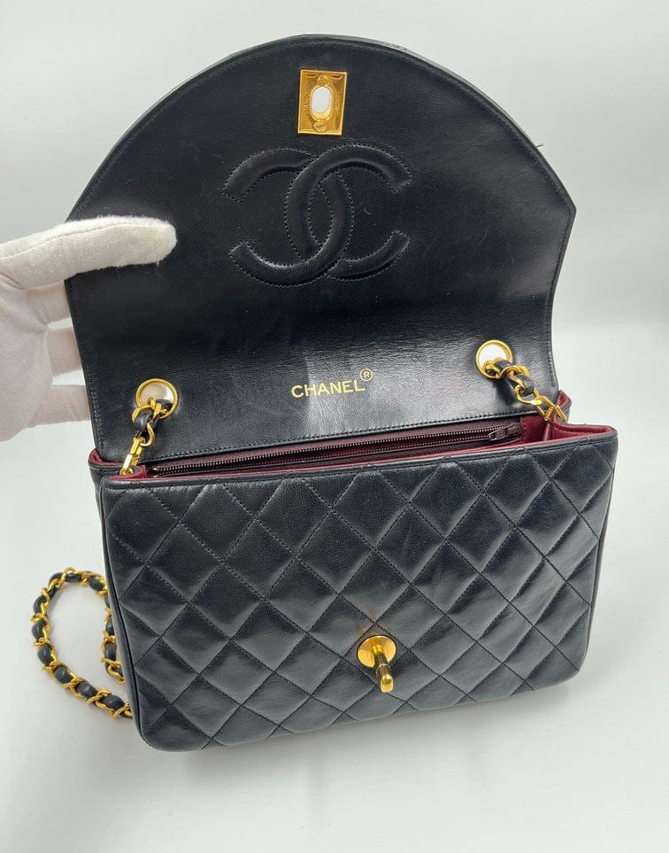 Chanel Vintage Single Flap with 24k gold plated hardware