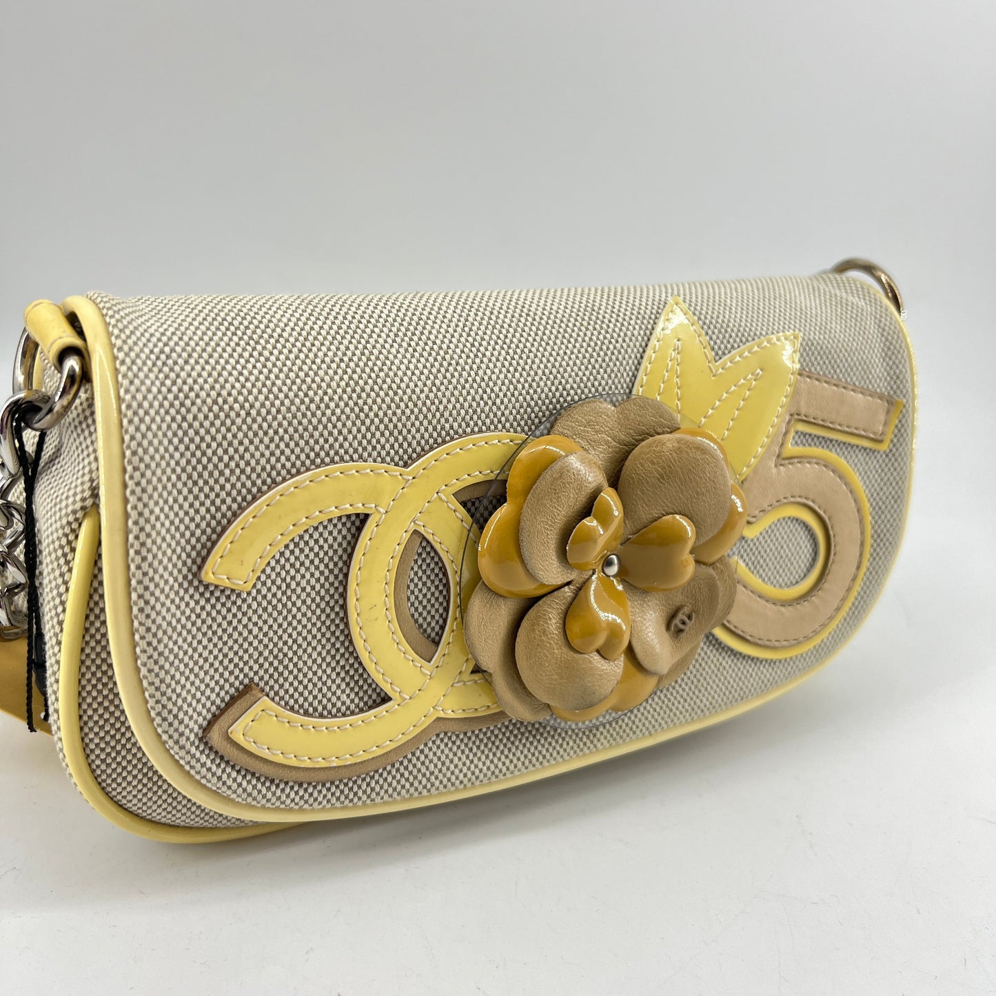 Chanel Vintage Camellia Coco Mark Shoulder Bag