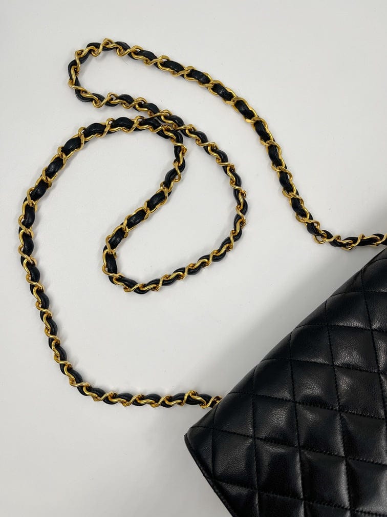 Chanel Vintage Single Flap with 24k gold plated hardware