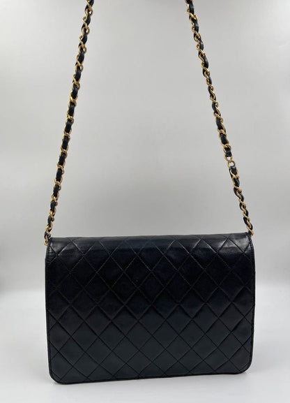 Vintage Navy Chanel Flap Bag