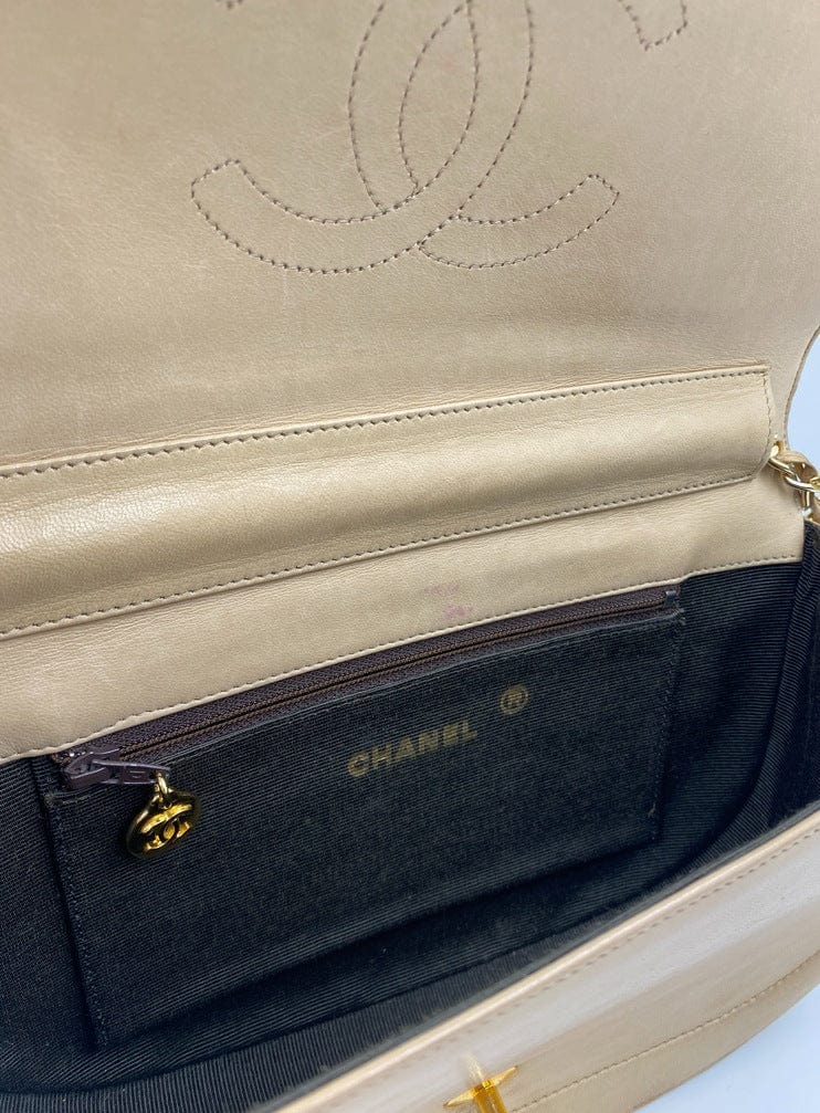 Chanel Vintage Half Moon Flap bag