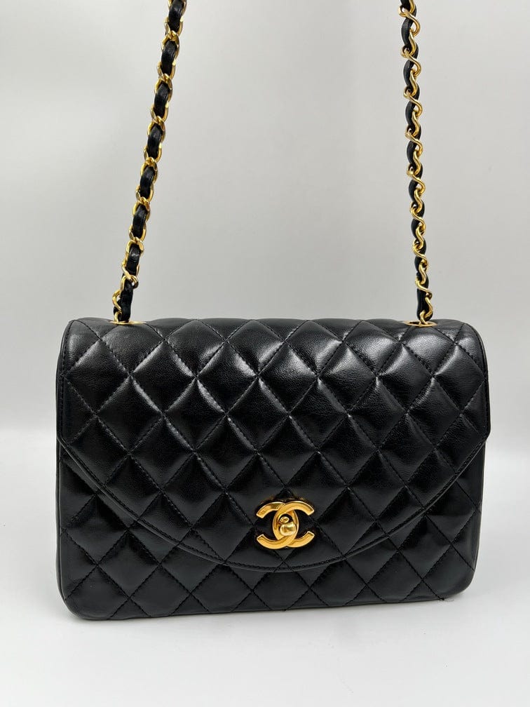 Chanel Vintage Single Flap with 24k gold plated hardware