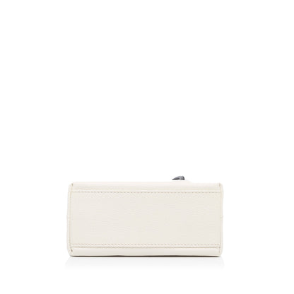 White Balenciaga XXS Shopping Tote Satchel