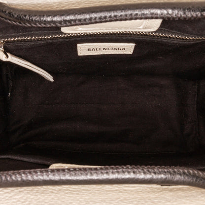 White Balenciaga XXS Shopping Tote Satchel