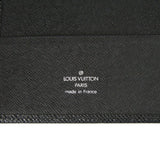 Louis Vuitton Filofax Black Taiga Leather