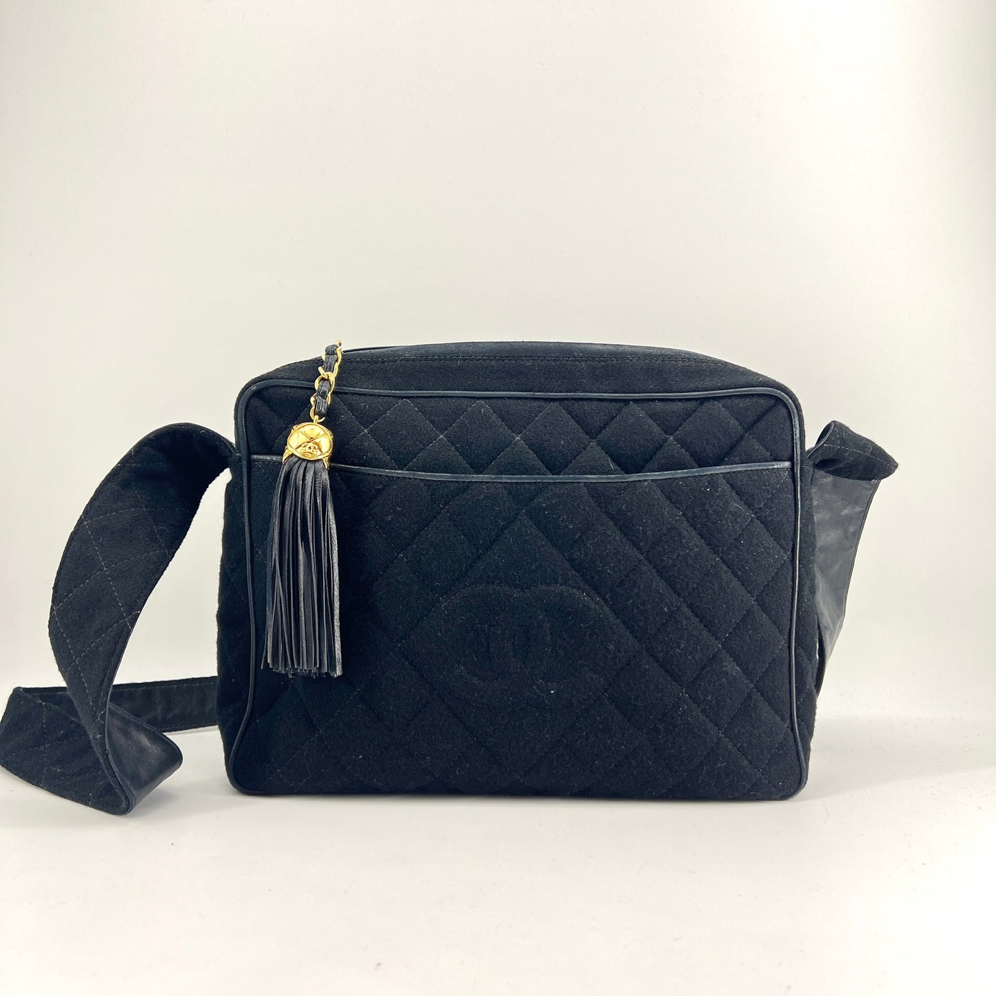 Chanel Vintage Golden Ball Crossbody Bag